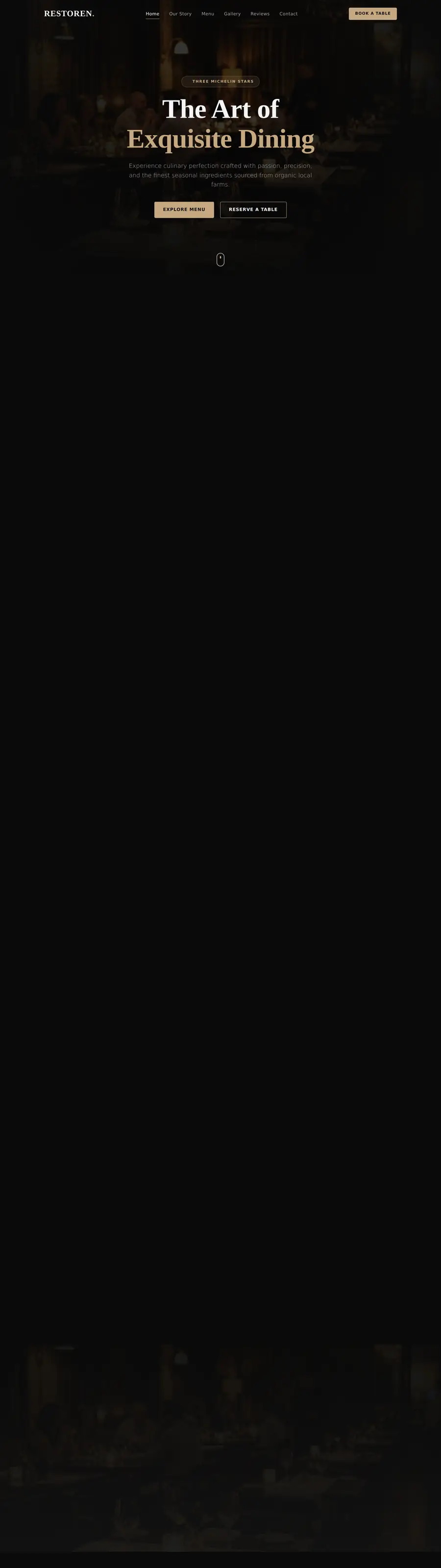 Restoren — full page scroll